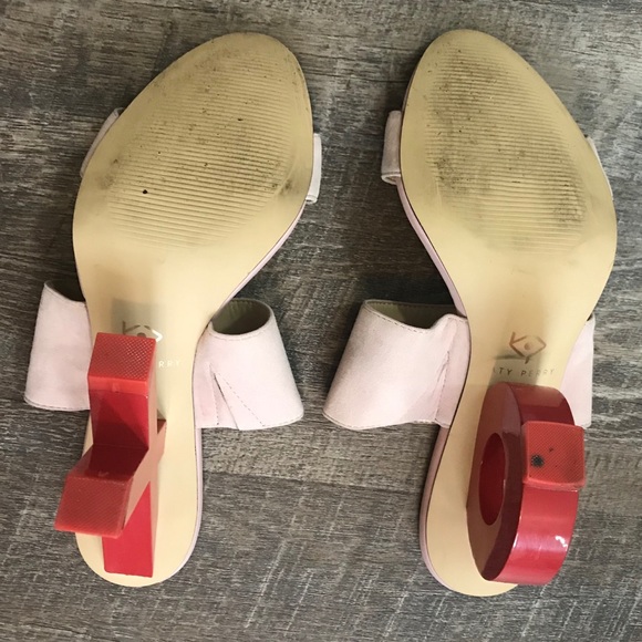 Katy Perry X O “The Rosemarie” Heel Pink & Red 8 - Picture 7 of 8